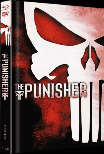 The Punisher (Extended Cut, Limited Mediabook, Blu-ray+DVD, Cover Skull Red) (2004) [FSK 18] [Blu-ray]