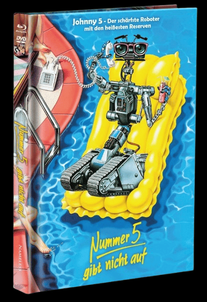 Nummer 5 gibt nicht auf (Limited Mediabook, Blu-ray+DVD, Cover C) (1988) [Blu-ray]