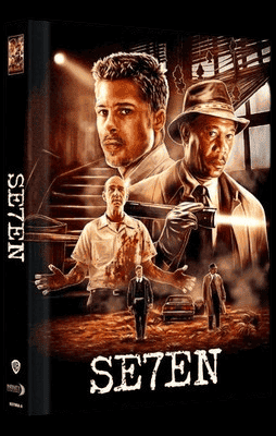 Sieben (Limited Mediabook, Blu-ray+DVD, Cover A) (1995) [Blu-ray]