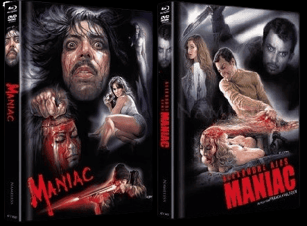 Maniac + Alexandre Ajas Maniac das Remake ( jeweils die Cover C variante und die&nbsp;6 Discs Edition im Mediabook, 4K Ultra HD+Blu-ray+DVD) (1980) + (2012) [FSK 18] [4K Ultra HD]
