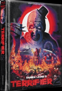 Terrifier 2 (Limited Uncut Mediabook, 4K Ultra HD+Blu-ray, Cover A) (2022) [FSK 18] [4K Ultra HD]
