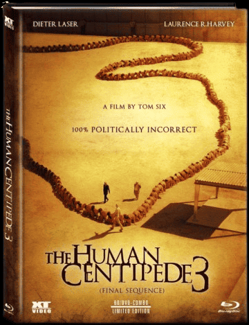 The Human Centipede 3 - Final Sequence (Limited Mediabook, Blu-ray+DVD, Cover A) (2015) [FSK 18] [Blu-ray]