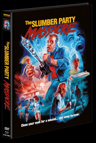 The Slumber Party Massacre (Limited Mediabook, Blu-ray+DVD, Cover B) (1982) [FSK 18] [Blu-ray]