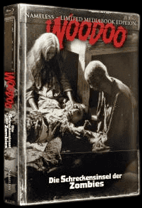 Woodoo - Die Schreckensinsel der Zombies (Limited Wattiertes Mediabook, 4K Ultra HD+Blu-ray+CD, Cover I) (1979) [FSK 18] [4K Ultra HD]