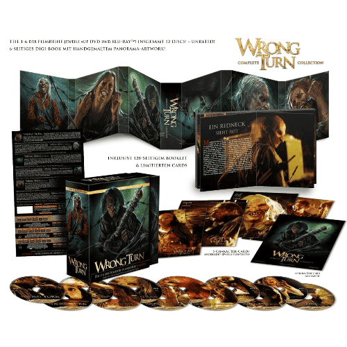 Wrong Turn 1-6 (Limited Digipak, 6 Discs) [FSK 18] [Blu-ray]